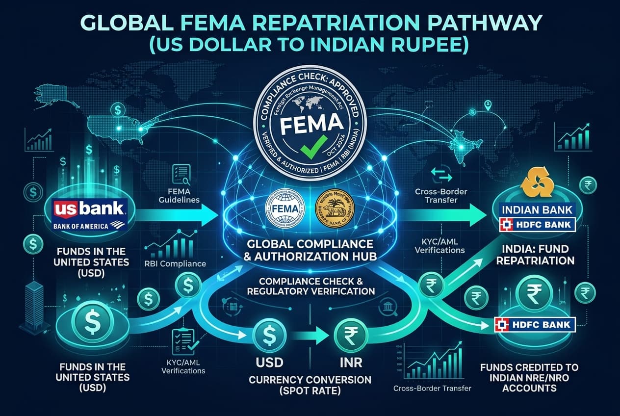 NRI Repatriation & FEMA Guide 2026